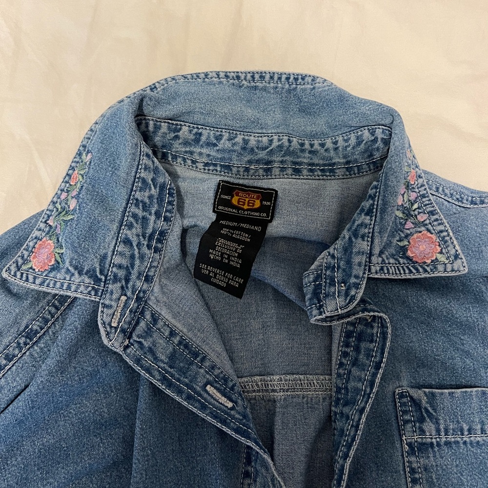 vintage button up